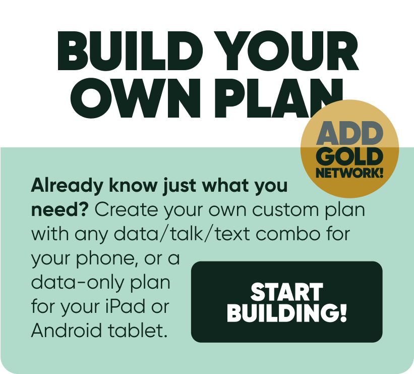 build your own plan