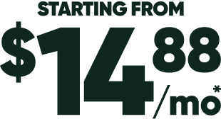 Starting From $14.88