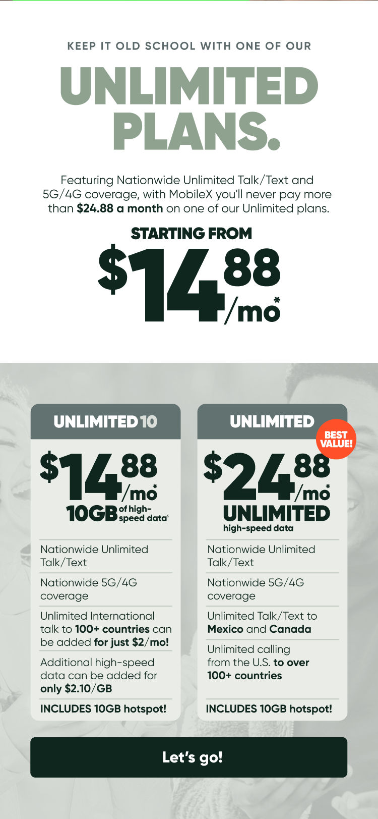 Unlimited Plans